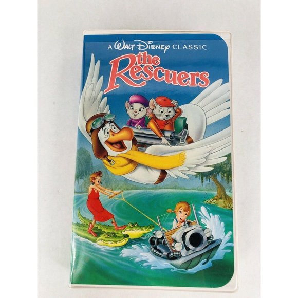 2 DIsney The Rescuers & The Rescuers Down Under Black Diamond Classics VHS Tapes - Picture 2 of 7